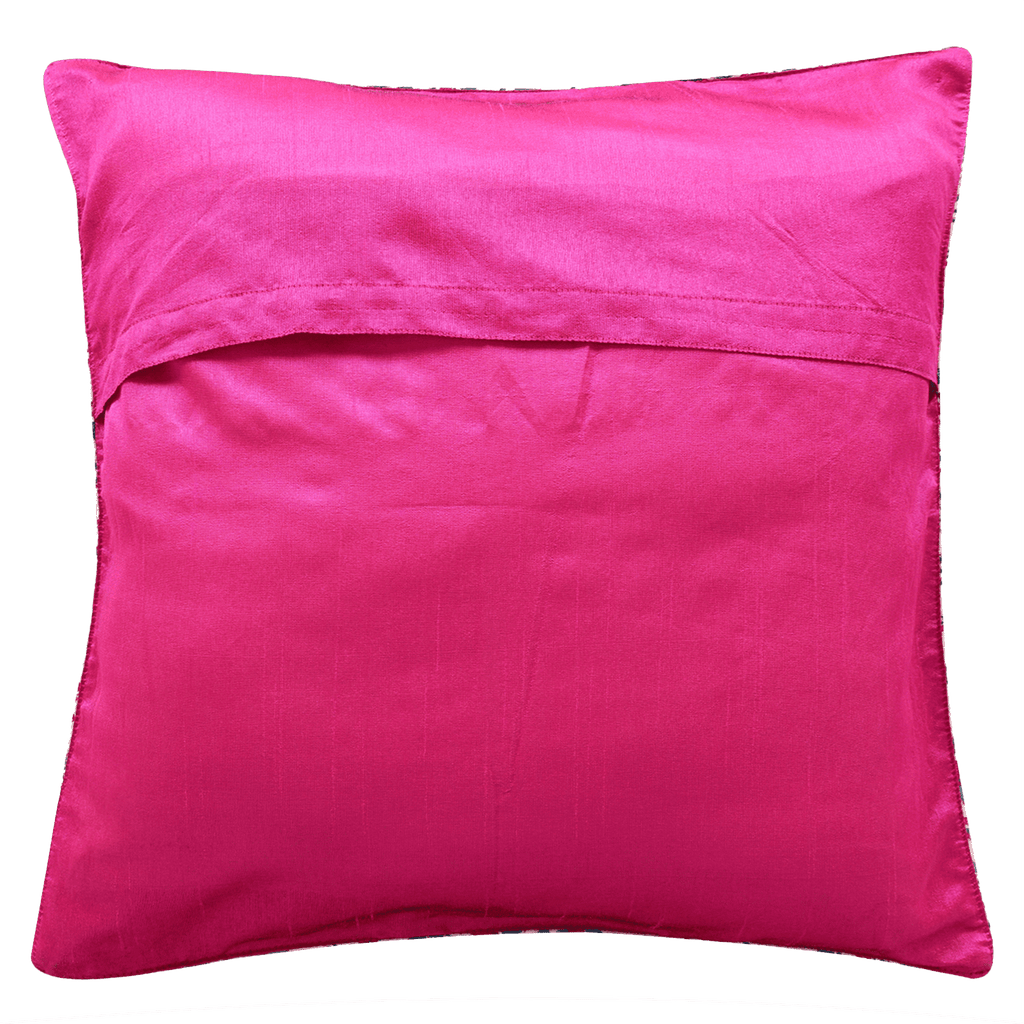 Indha Embroidered Cushion Covers Kantha-Embroidery | 16X16 Cushion Covers Set of 2 | Blue Cushion Covers | Home Furnishing | Home Decor | Corporate Gifting