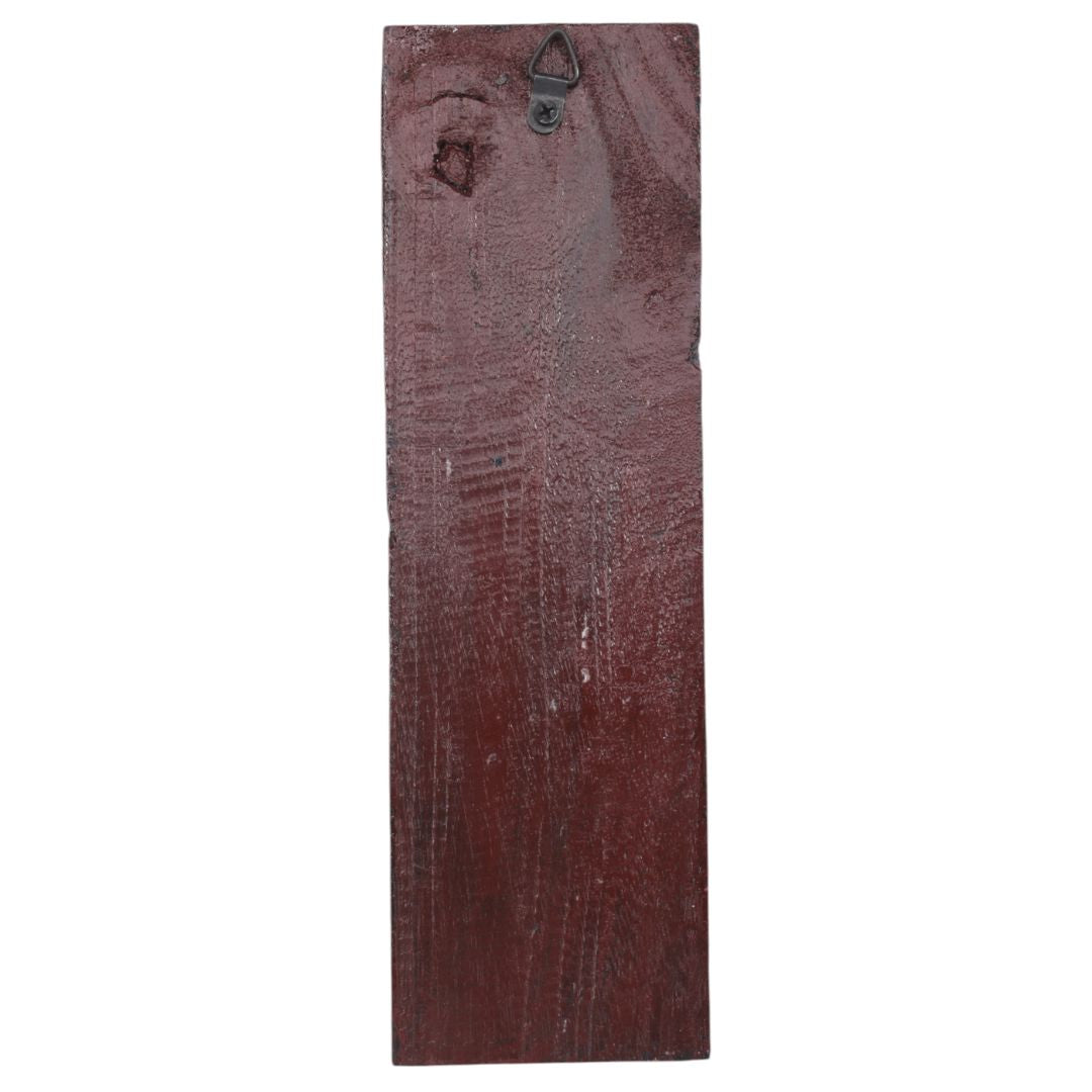Indha Hand painted Wall Art | Indo-Western Lady Print Wall Art | Repurposed Wood Wall Art