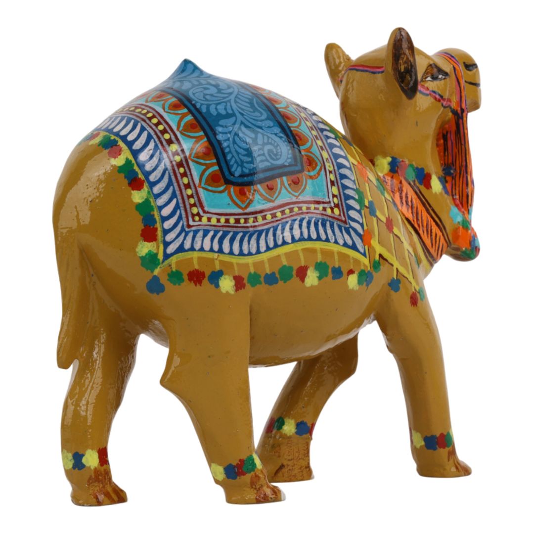 Indha Desert Camel – Hand Painted Table Décor | Indha | Indian Heritage Craft | Hand Carved