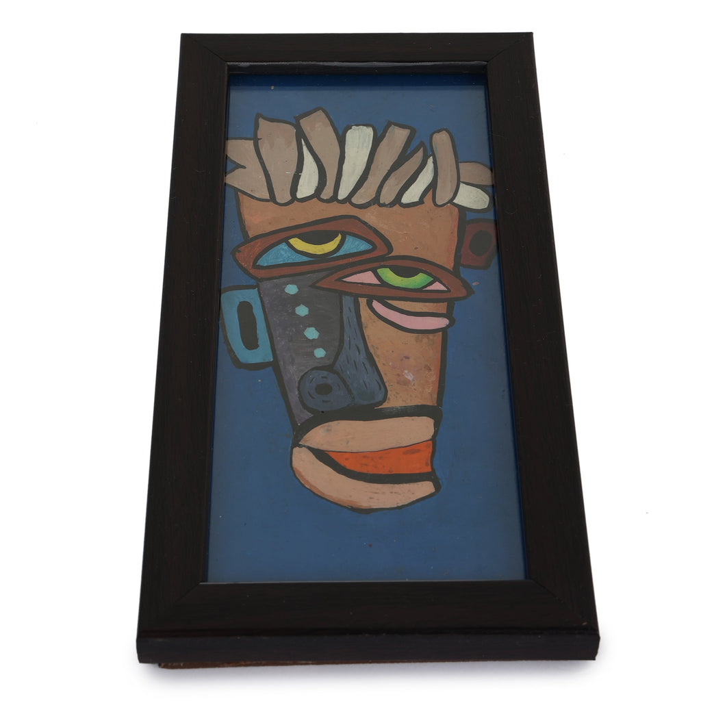 INDHA Unique Handpainted Wall Decor Boho Art |Set of 2 Wooden Frame |Home Décor |Wall Décor |Gift for Any Occasion