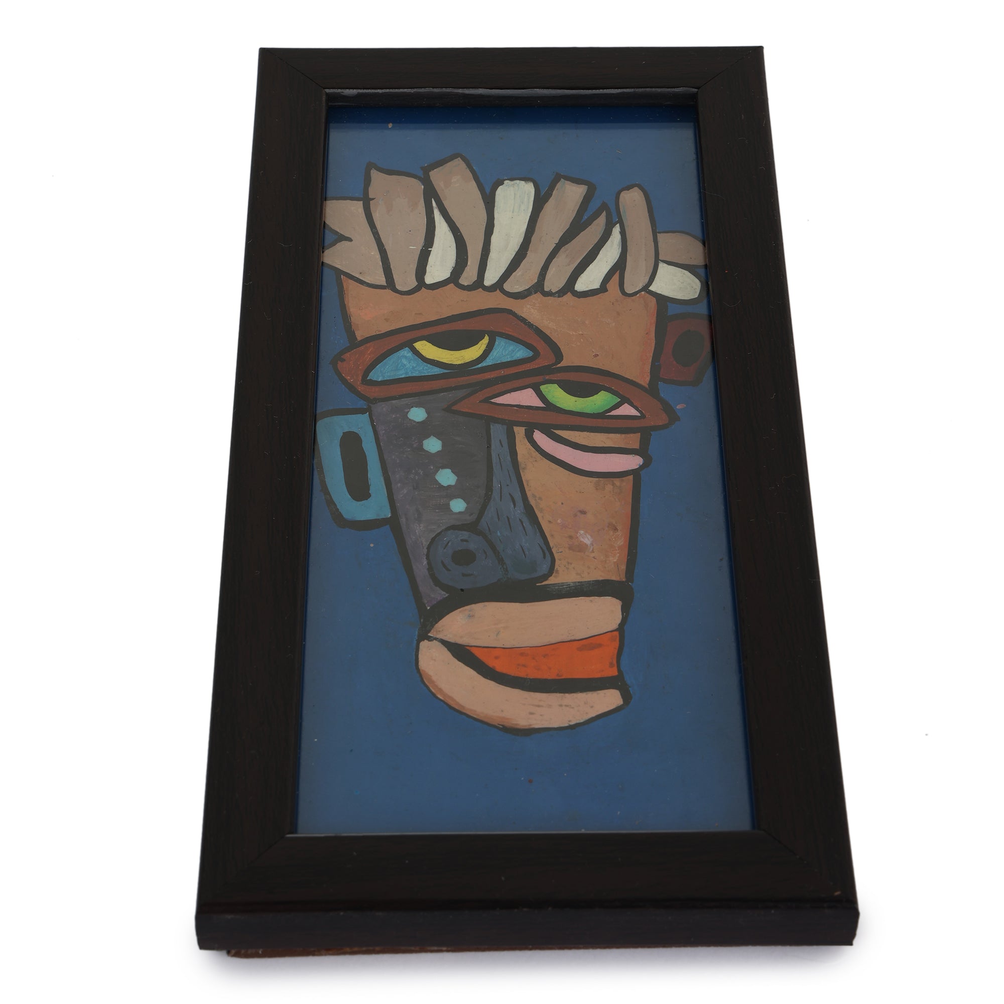 INDHA Unique Handpainted Wall Decor Boho Art |Set of 2 Wooden Frame |Home Décor |Wall Décor |Gift for Any Occasion