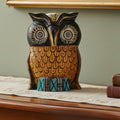 Indha Hand-Painted Owl | Hand Carved Pine Wood | Good Luck Gift | Festive Gift