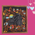 Indha Handcrafted Wall Decor | Cycle Embroidery Wall Decor  | Unique Art Decor | Home Decor | Handmade Gifting | Corporate Gifting | Office Employee Gifting | Eco-Friendly