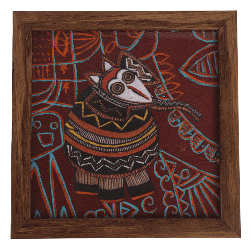 Indha Handcrafted Wall Decor | Elephant Print Wall Decor  | Unique Art Decor | Home Decor | Handmade Gifting | Corporate Gifting | Office Employee Gifting | Eco-Friendly