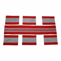 Indha Hand Embroidered Red &amp; Grey Dupion Silk Table Mat &amp; Runner Set – An Elegant and Timeless Dining Set for Special Occasions and Luxurious Home Decor | Gift | Festive Gifting | Unique Handmade | Exquisite Collections