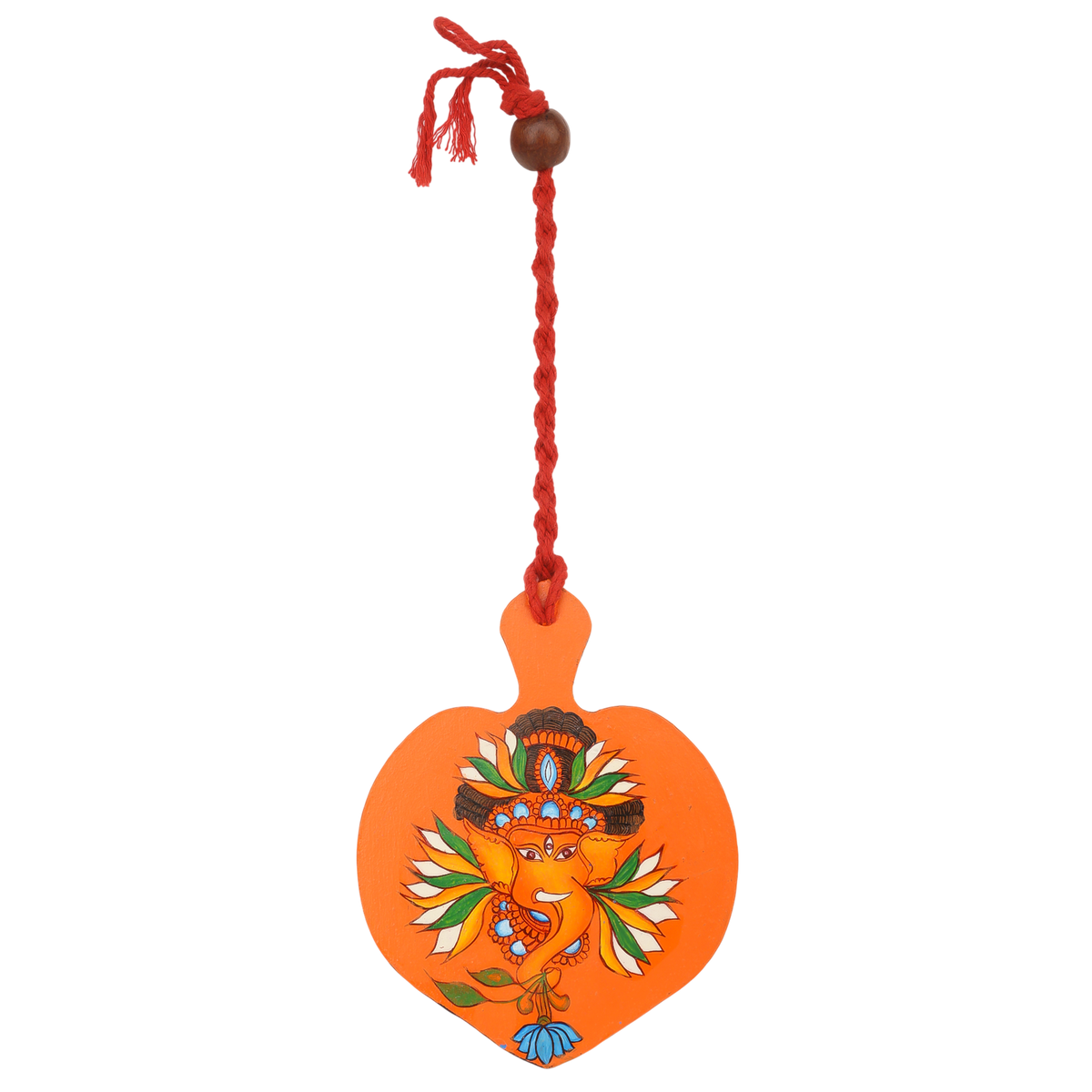 Indha Hand Painted Lord Krishana & Kartikeya Print Wall Hanging Set of 2